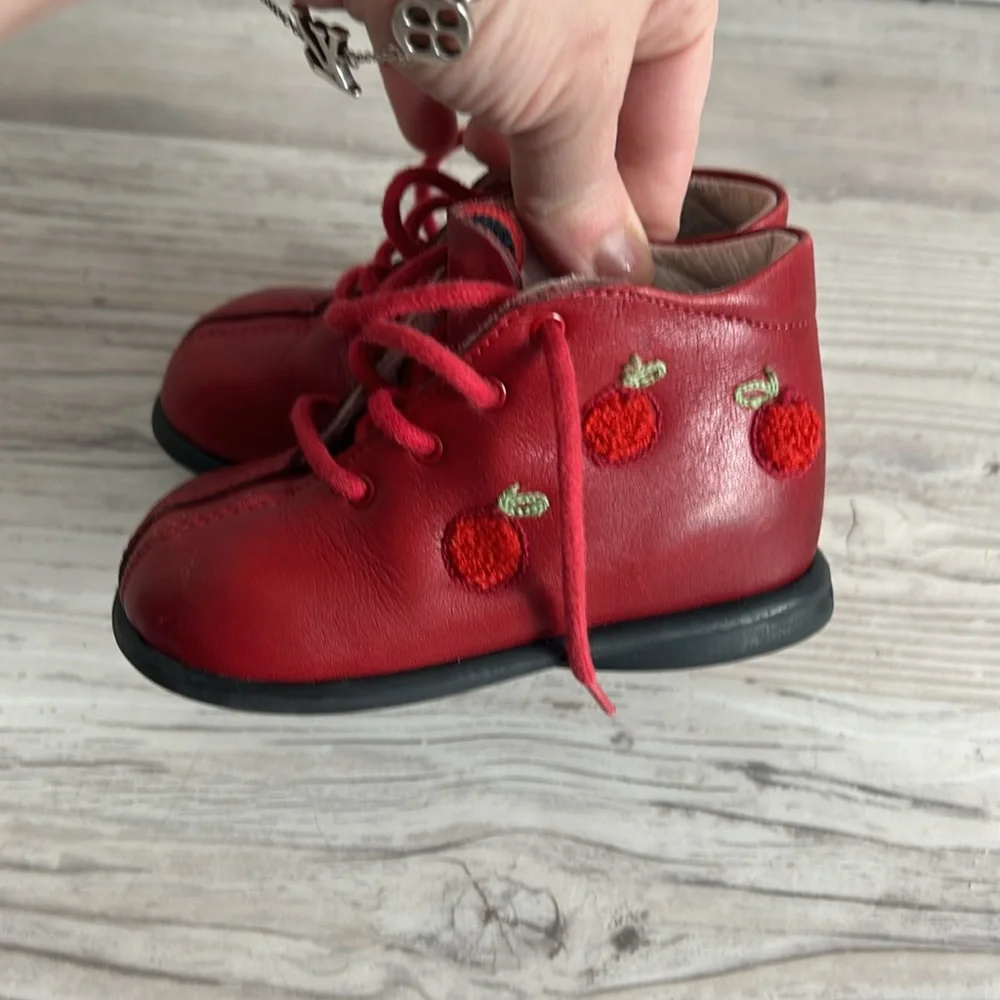 Babybotte leather boots red French - Picture 5 of 5